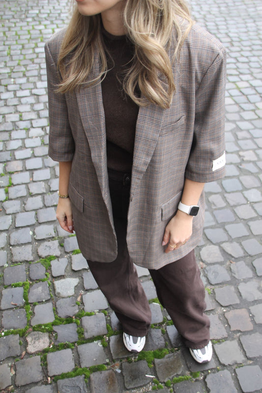 Autumn Brown - Vintage Oversized Blazer