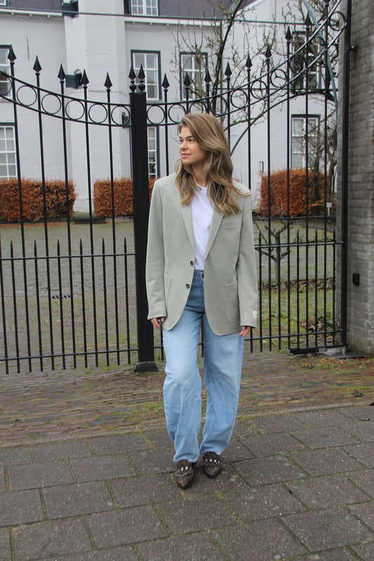 Clear Beige - Vintage Oversized Blazer