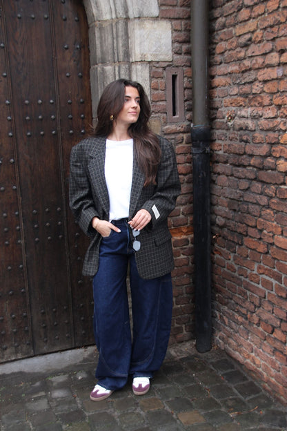 Shadow Black - Vintage Oversized Blazer
