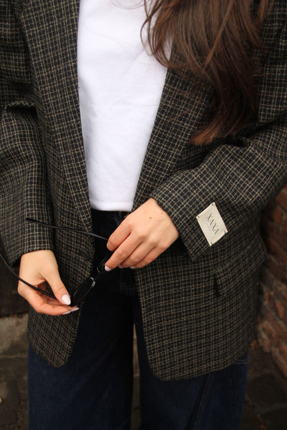 Shadow Black - Vintage Oversized Blazer