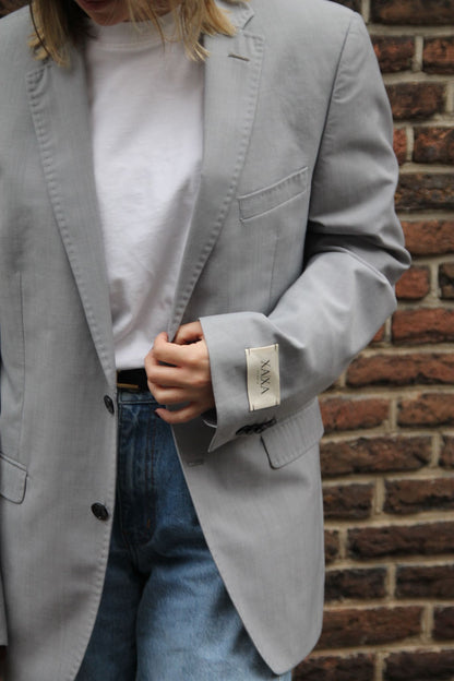 Mist Grey - Vintage Oversized Blazer