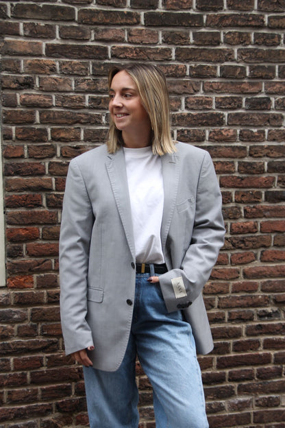 Mist Grey - Vintage Oversized Blazer