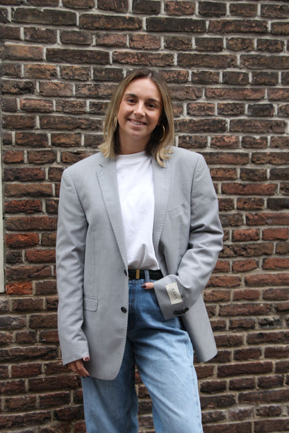 Mist Grey - Vintage Oversized Blazer