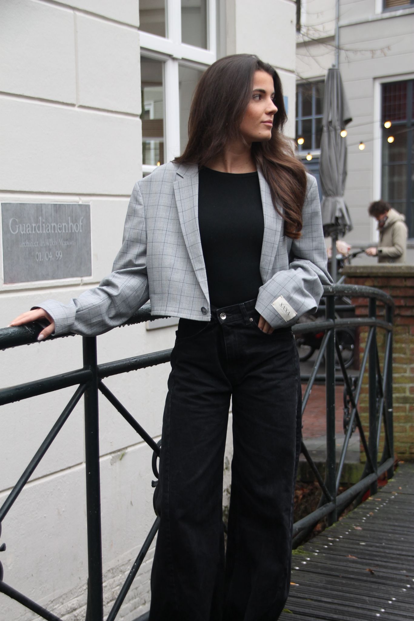 Urban Grey - Cropped Vintage Blazer
