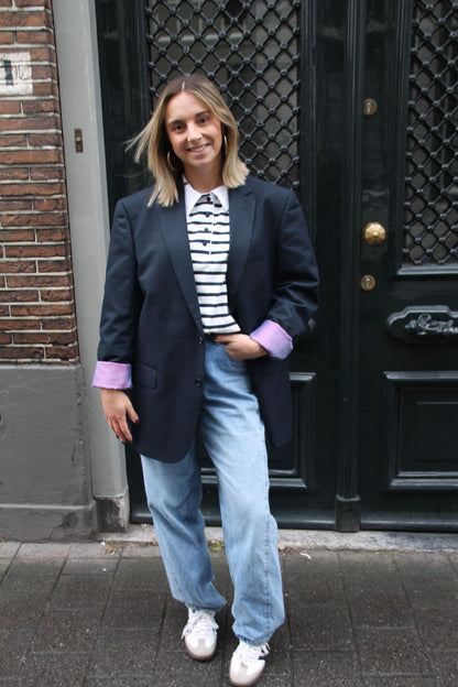 Blueberry Blue - Vintage Oversized Blazer