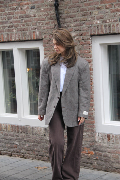 Aura Brown - Vintage Oversized Blazer