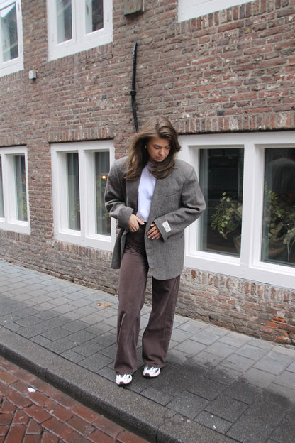 Aura Brown - Vintage Oversized Blazer