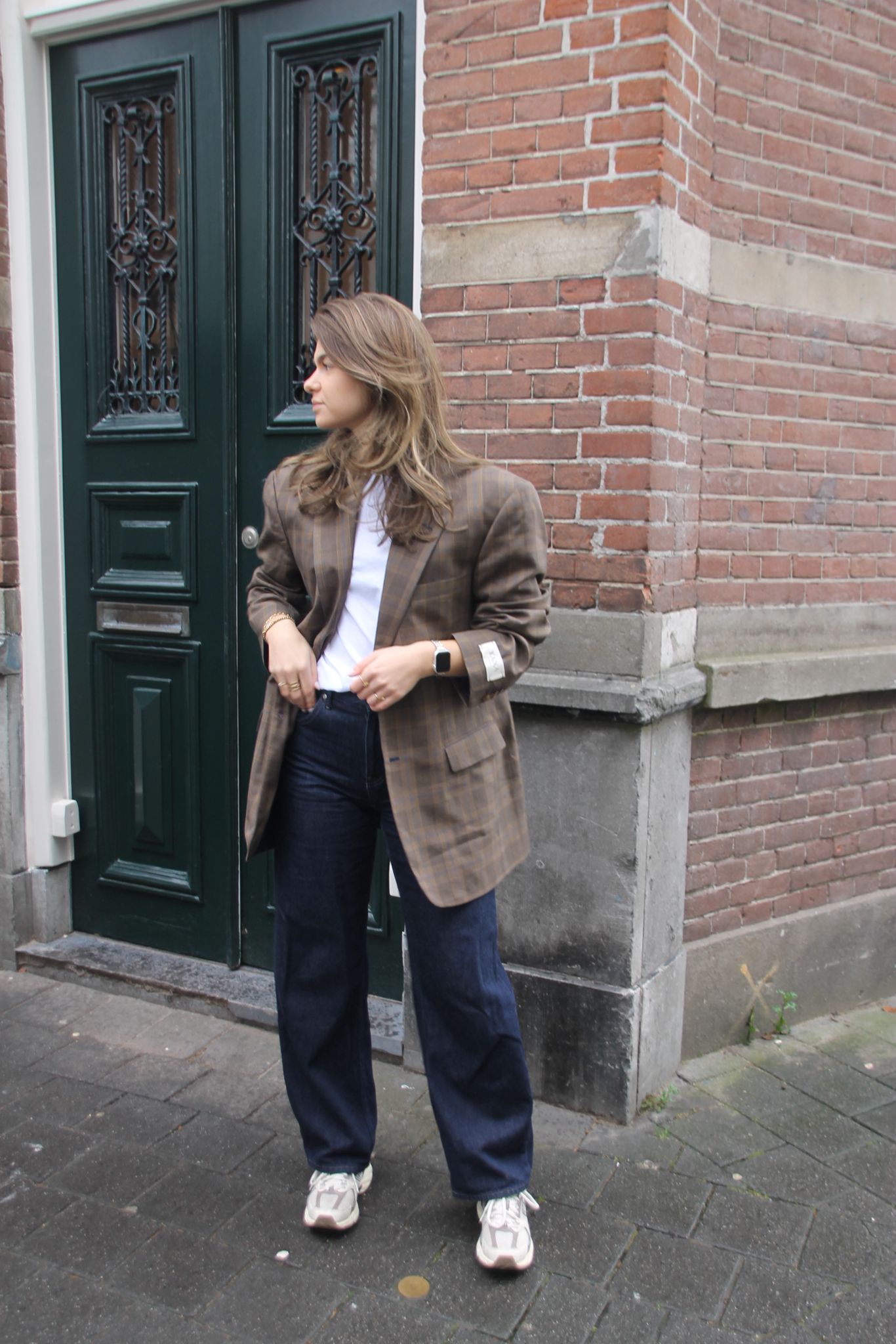 Retro Brown - Vintage Oversized Blazer
