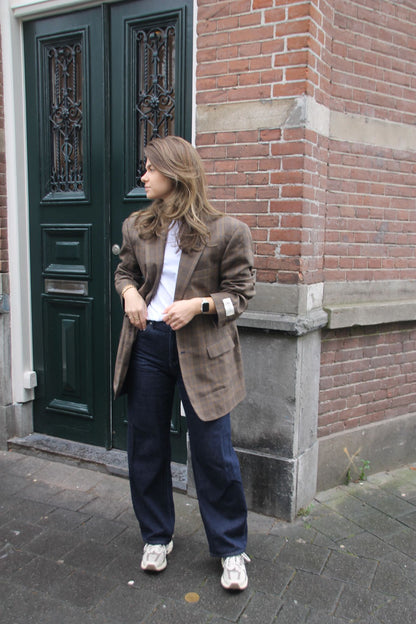 Retro Brown - Vintage Oversized Blazer