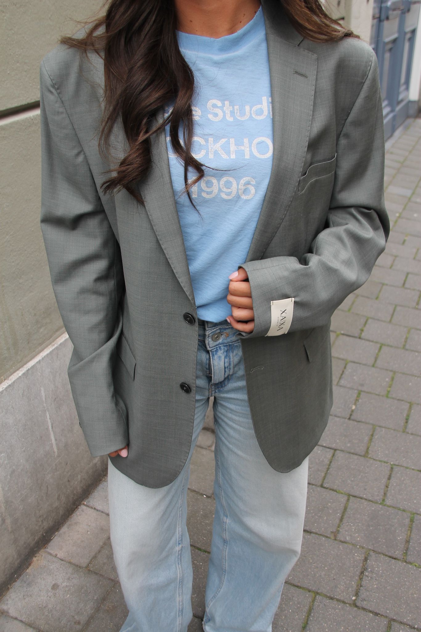 Soft Green - Vintage Oversized Blazer