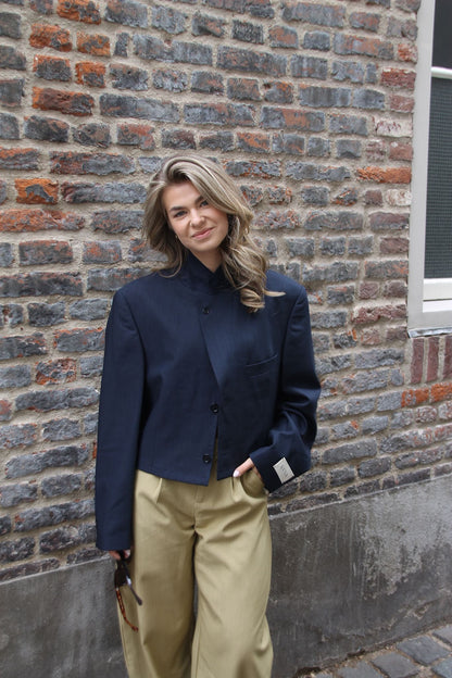Extra Blue - Vintage Cropped Blazer
